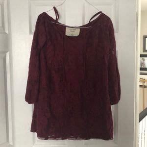 Boho off shoulder mini